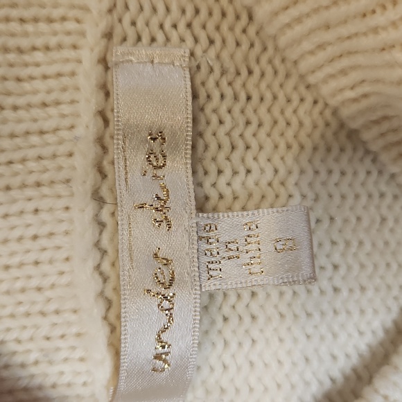 🎅Under Skies Cream Textured Women's Sweater Small - Picture 2 of 7